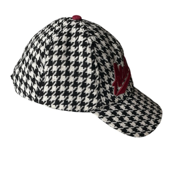 Alabama Houndstooth Cap - Black and White - Picture 3 of 7